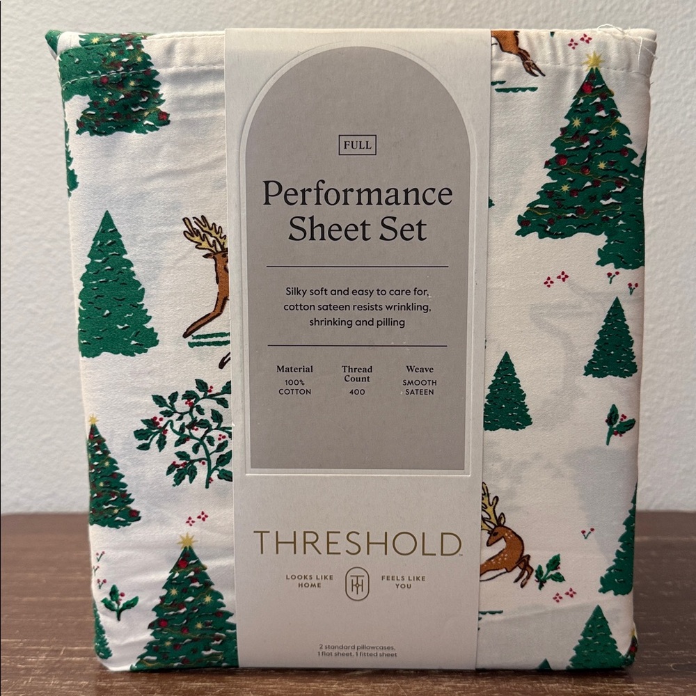 Threshold Full Christmas Winter Scene Performance Sheet Set
